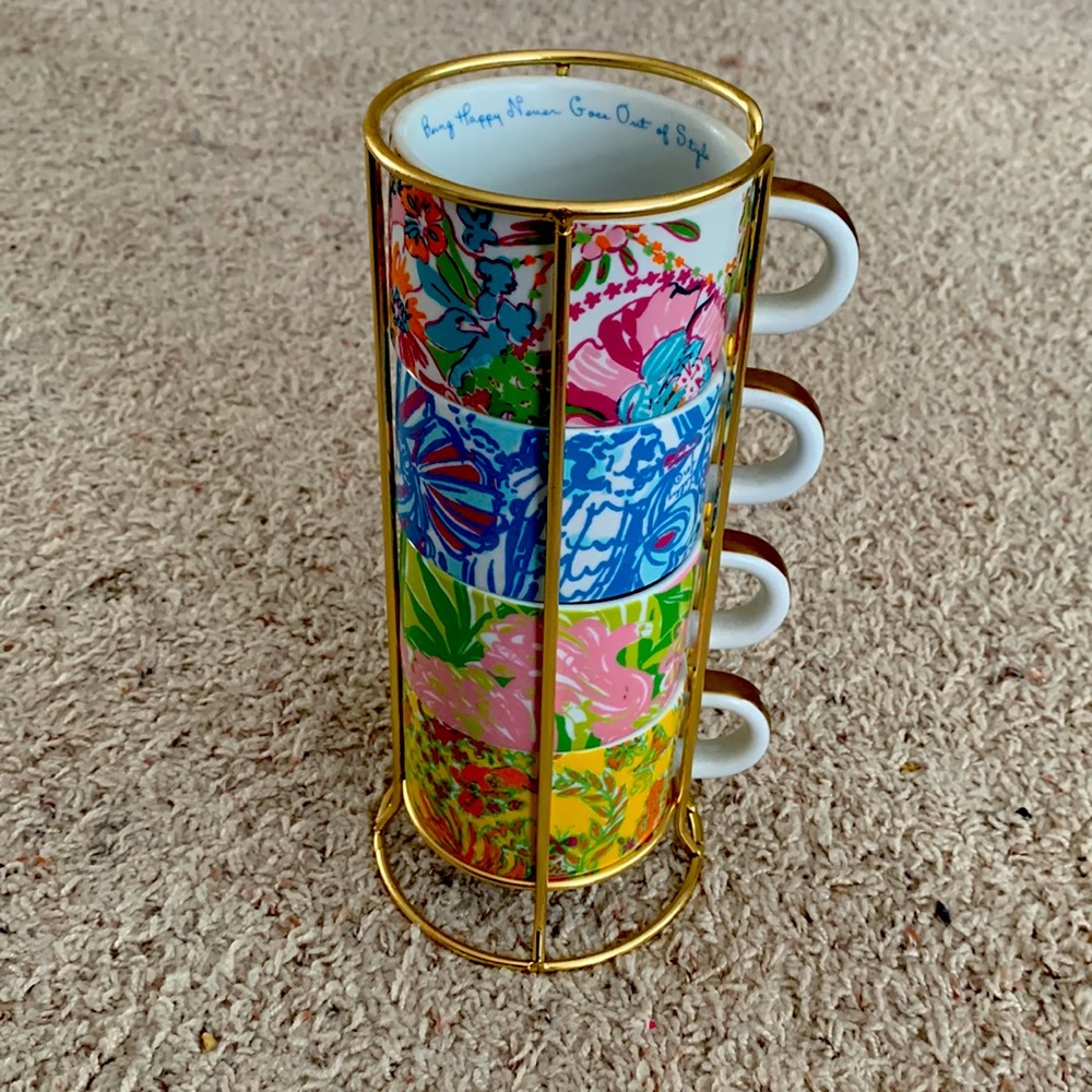 Lilly Pulitzer for Target Stackable Espresso Mugs